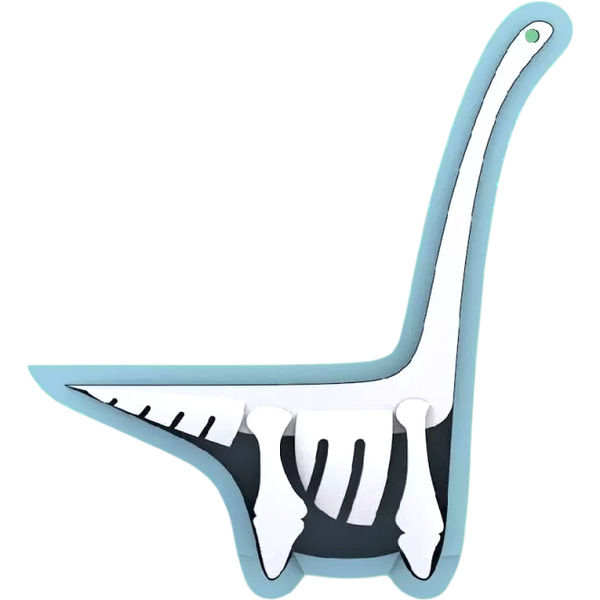 Магнитный конструктор Halftoys Dino Дипло с диорамой HD003