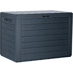 Сундук уличный Prosperplast Woodebox MBWL190-S433 (антрацит)