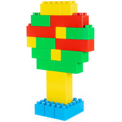 Конструктор Полесье Строитель - "XL" (27 элементов) 93664