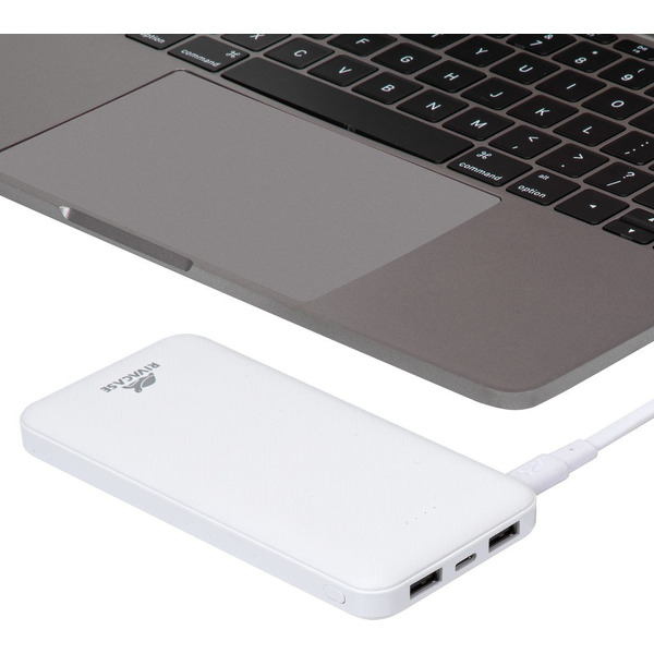 Внешний аккумулятор RIVACASE VA2137 (10000 мАч) White