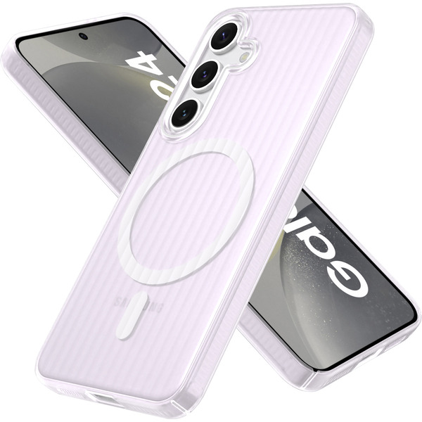 Задняя накладка CASE Translucent Strip Samsung Galaxy S24, белый