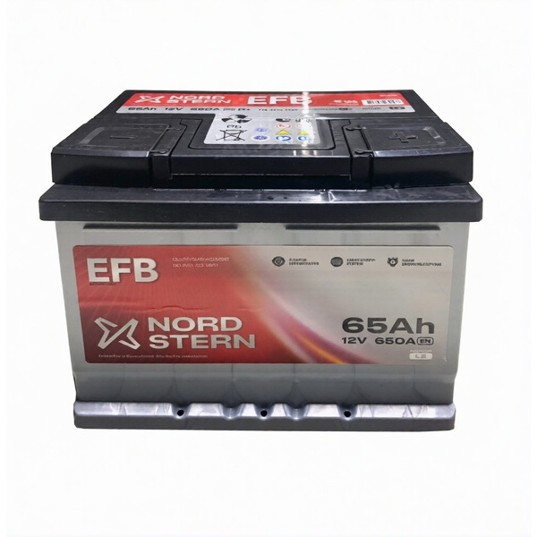 Автомобильный аккумулятор NORD STERN NS650F EFB R+ (65 Ah)