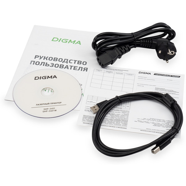 Принтер Digma DHP-2401 (серый)