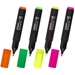 Набор текстовыделителей Staff College Stick 151501 (4 шт)