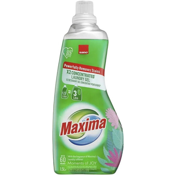 Гель для стирки SANO Maxima Moments of Joy (60 стирок) 1,5 л