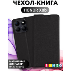 Чехол-книга Bingo Book для HONOR X8b Черный