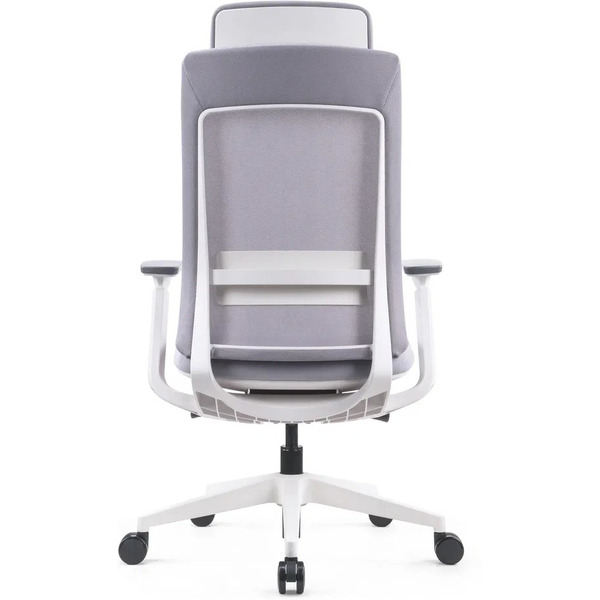 Кресло компьютерное SitZone E-VL002A-BS сетка/ткань, серый, крестов. пластик