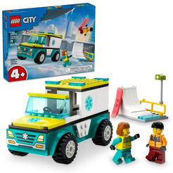 Конструктор Lego 60403 (City, Скорая помощь и сноубордист)