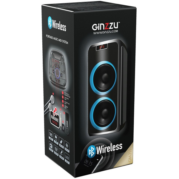 Колонка для вечеринок Ginzzu GM-211