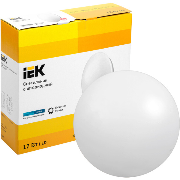 Светильник IEK ДПБ 1001 (LDPB0-1001-12-4000-K01)