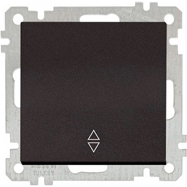 Переключатель на два направления Mutlusan 2100-403-0184 черный мат (21 серия)