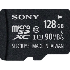Карта памяти SONY microSDXC 128Gb Class 10 UHS-I U1 (SRG1UY3A)