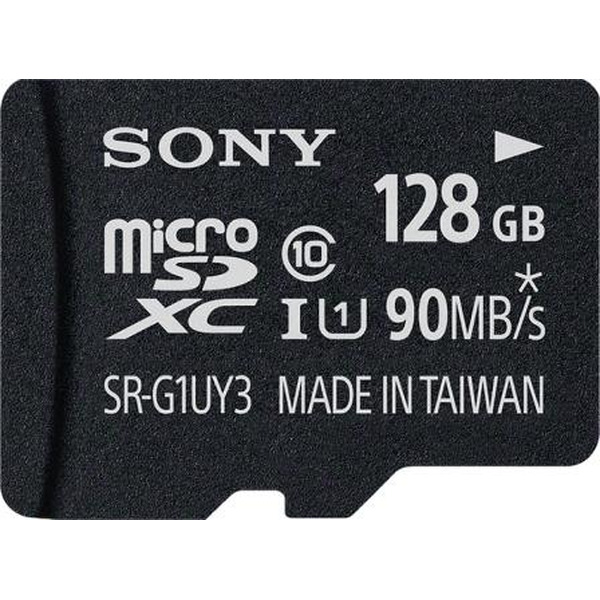 Карта памяти SONY microSDXC 128Gb Class 10 UHS-I U1 (SRG1UY3A)