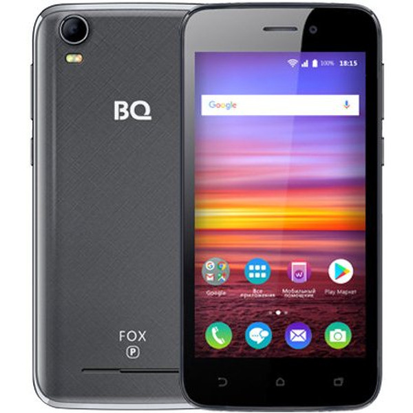 Смартфон BQ-Mobile Fox Power серый (BQ-4583)