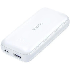 Внешний аккумулятор Ugreen PB501-25189 White 30W 10000mAh Two-way Fast Charging