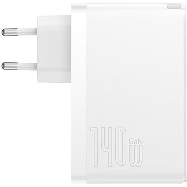 Сетевое зарядное устройство Baseus GaN5 Pro Fast Charger 2C+U 140W CCGP100202 White