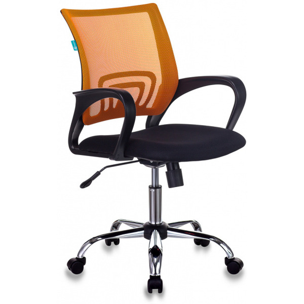 Кресло Бюрократ CH-695N/SL/OR/BLACK (черный/оранжевый)