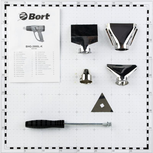 Строительный фен Bort BHG-2000L-K