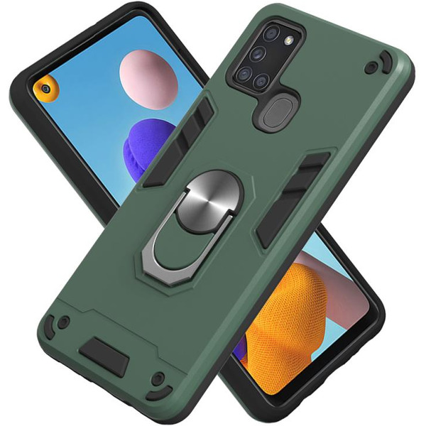Бампер Bingo Warrior для Samsung Galaxy A21s (зеленый)