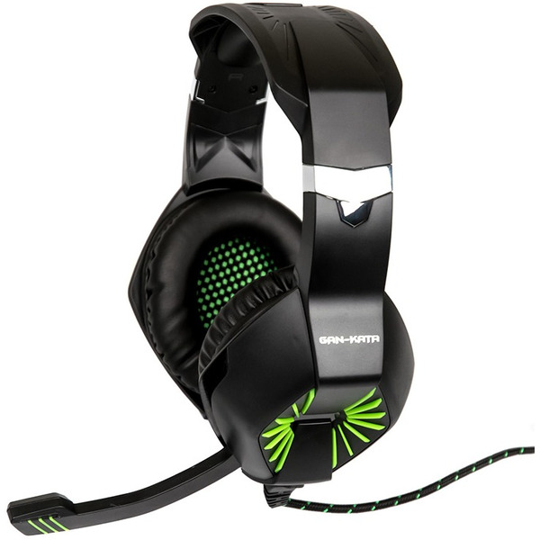 Игровая гарнитура DIALOG Gan-Kata HGK-28L черно-зеленая