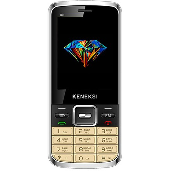 Телефон стандарта gsm KENEKSI K6 golden