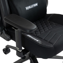 Игровое кресло Evolution Nomad PRO (черный/белый)