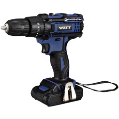 Дрель-шуруповерт WATT WAS-18Li-3 1.018.Y29.23 (с 2-мя АКБ, кейс)