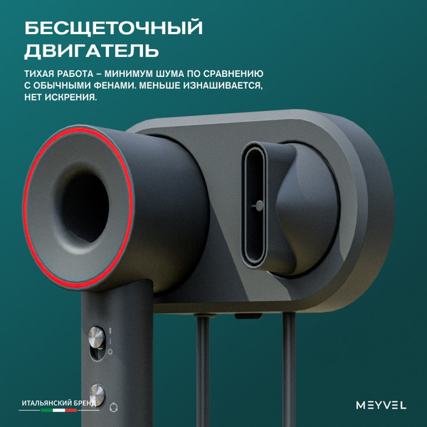 Фен Meyvel MF11-1600 (серый)