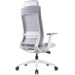 Кресло компьютерное SitZone E-VL002A-BS сетка/ткань, серый, крестов. пластик