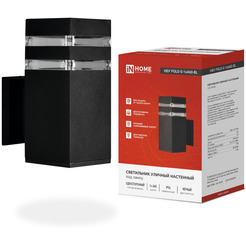 Светильник уличный настенный односторонний IN HOME НБУ POLO-S-1xA60-BL (4690612045078)