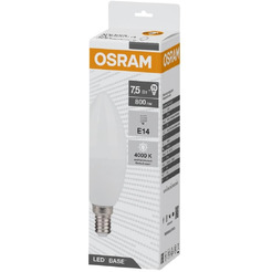 Лампа светодиодная OSRAM LED BASE B75 7,5Вт Е14 4000К