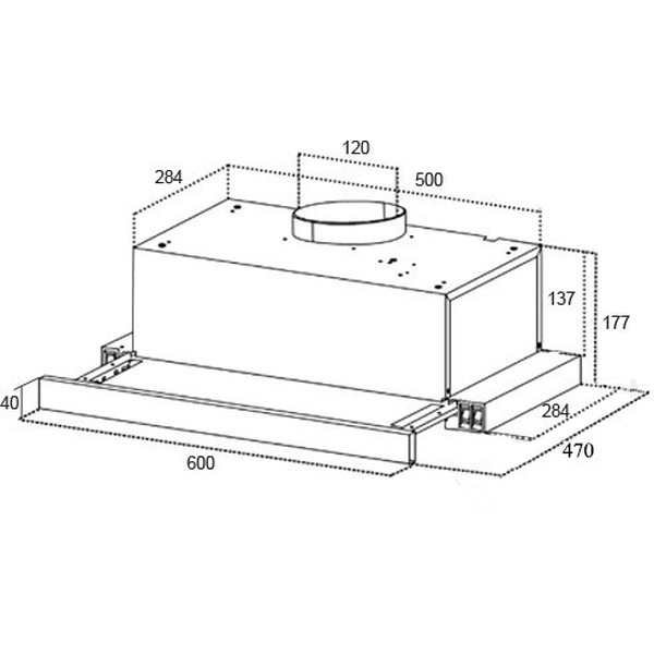Вытяжка SCHTOFF Strelka 60 черная