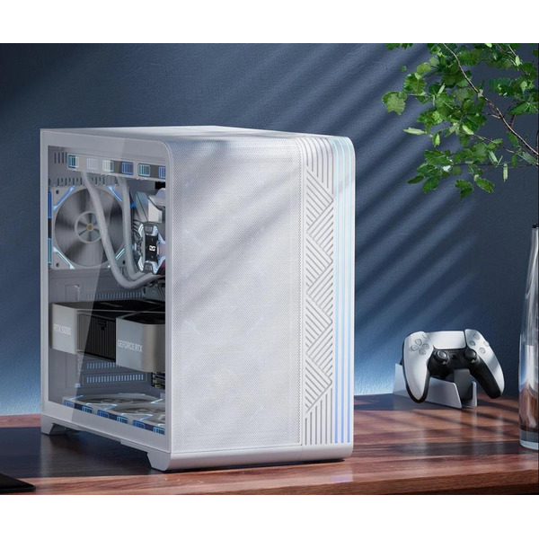 Корпус 1stPlayer VT7 VT7-WH-4FS7-W (белый)