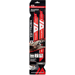 Пилки сабельные METALLICA Ultra S1122VF 225/200мм шаг 1,8/2,6мм, BiM Vario, универсальная 2шт 908358