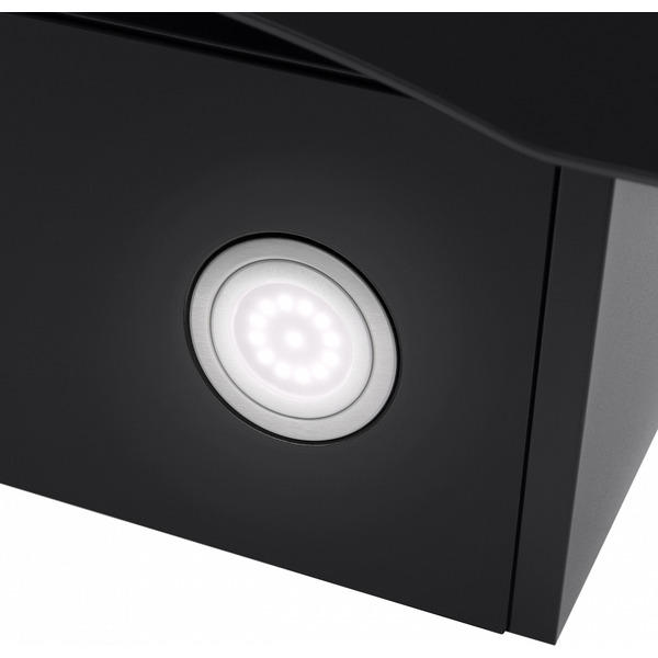 Наклонная кухонная вытяжка MAUNFELD TEFFI 60 черное стекло