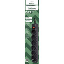 Сетевой фильтр Defender DFS 153 99495