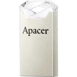 USB Flash Apacer AH111 64GB AP64GAH111CR-1 (белый/серебристый)