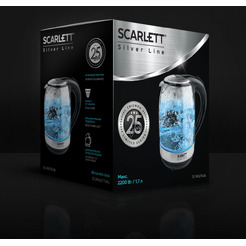 Чайник электрический Scarlett SC-EK27G48 Silver Line