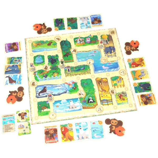 Настольная игра Hobby World Чебурашка. Зоопарк 952105