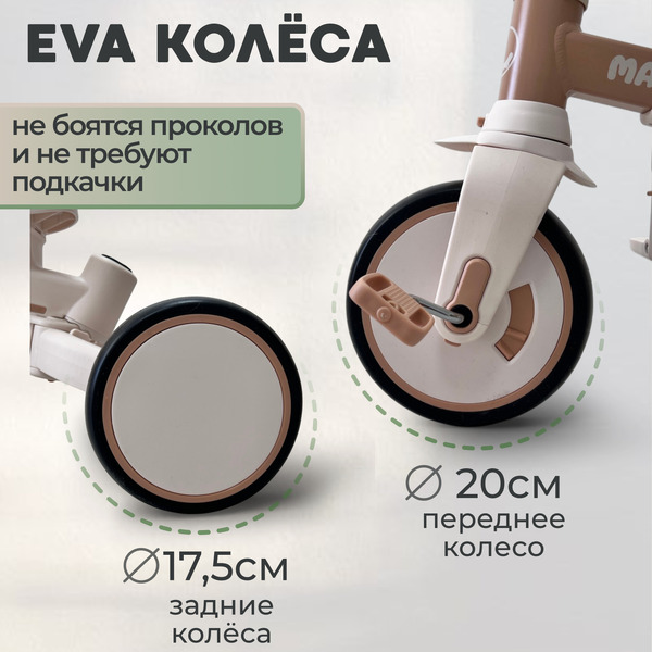 Детский велосипед Bubago Malanka BG 211-2 (коричневый)