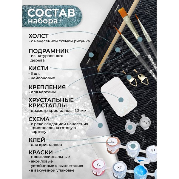 Картина по номерам Флюид Гранд-Мастер Йода 37x32 BVF0003