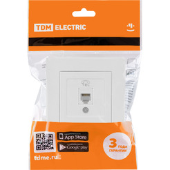 Розетка TDM Electric Сенеж SQ1816-0042 (белый)
