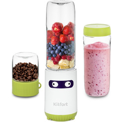 Блендер стационарный Kitfort KT-3033-2 (бело-салатовый)