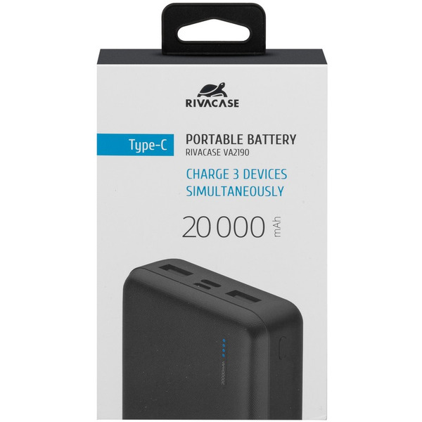 Внешний аккумулятор RIVACASE VA2190 (20000mAh)