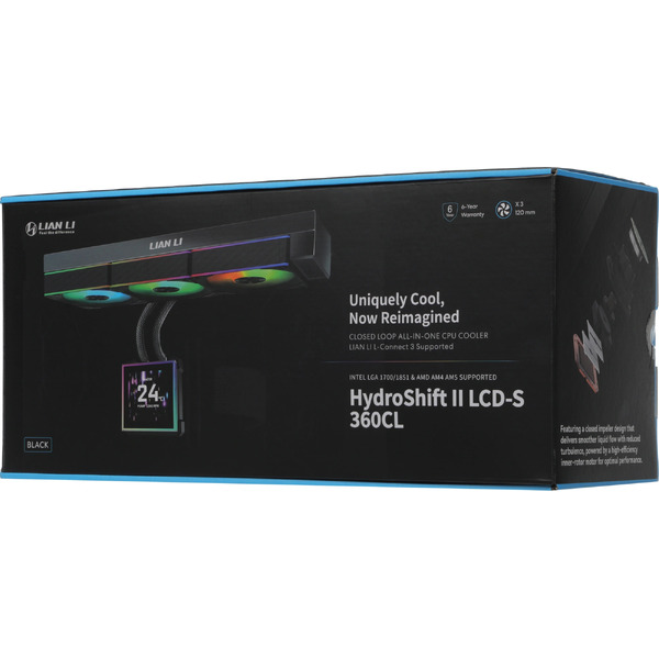 Система жидкостного охлаждения для процессора Lian Li HydroShift II LCD-S 360CL G89.GHS2LCDS36CB.R0