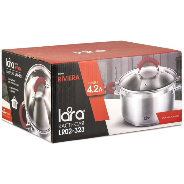 Кастрюля LARA Riviera LR02-323