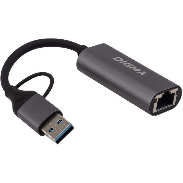 Сетевой адаптер Gigabit Ethernet Digma DLA-GEUC01