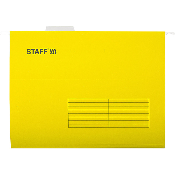 Папка подвесная Staff 270930 (10 шт, желтый)