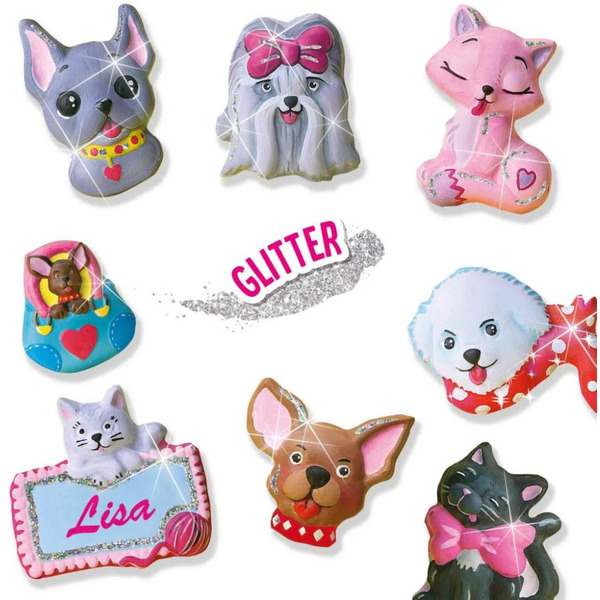 Набор для творчества из гипса SES Creative Кошки и собаки 01154