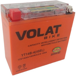 Мотоаккумулятор VOLAT YT14B-4 14Ah (iGEL) L+